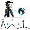 Штатив з панорамною голівкою 171см Beike QZSD Q162A, фото 2