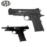 Пневматичний пістолет SAS M1911 Tactical Blowback кал. 4.5мм (кульки)