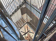 Перила з нерзавіючої сталі AISI 304 з вертикальним заповненням для шкіл і дитячих садків із двома поручнями, фото 5