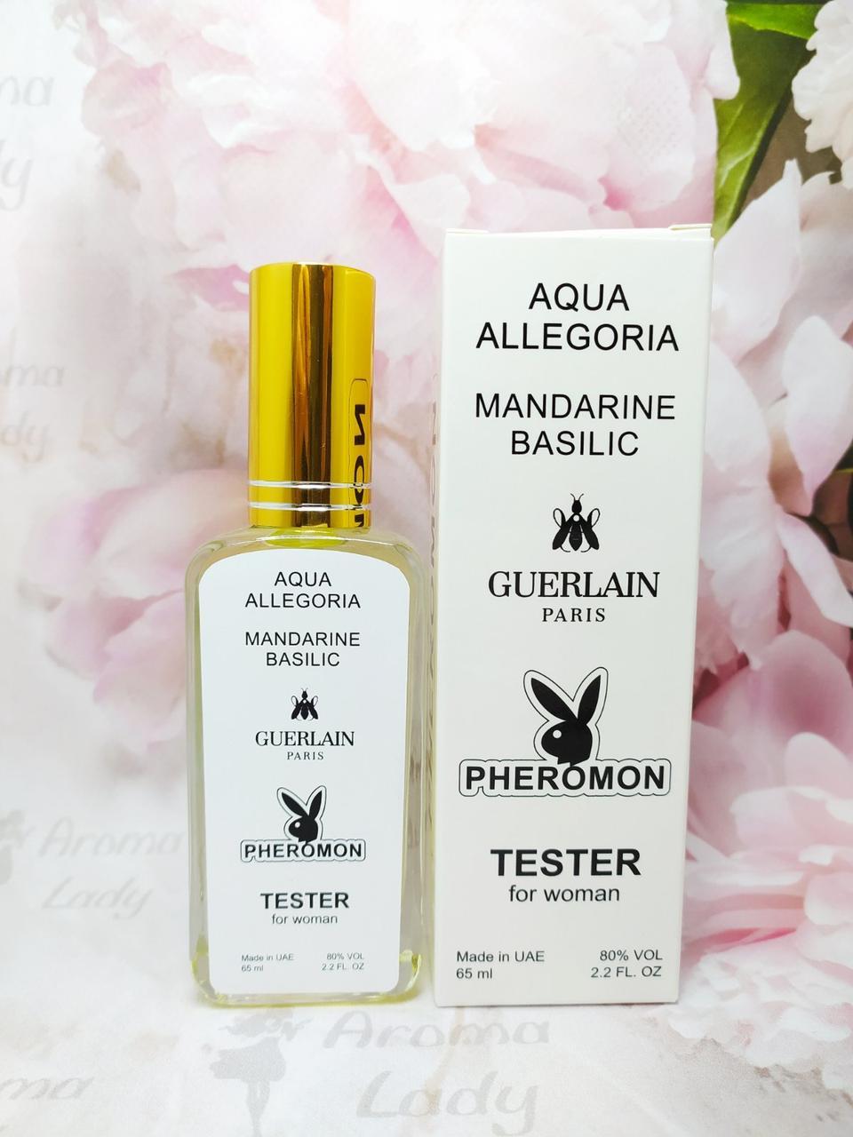 Тестер жіночий Gyerlain Aqoa Allegoria Mandarine Basilic (Аква Алегорія Мандарин Базилік) 65 мл, фото 1