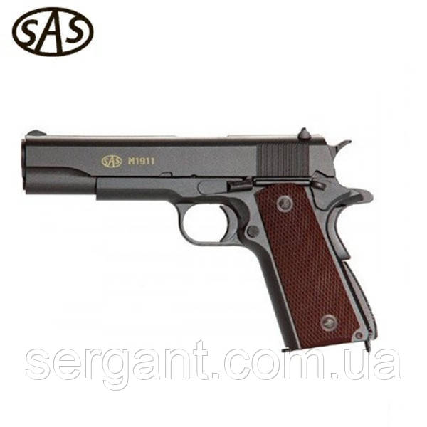 Пневматичний пістолет SAS M1911 Pellet кал. 4,5мм (кулі)