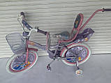 Дитячий велосипед ICE FROZEN (Холодне Серце, Ельза) 18 дюймів, фото 2