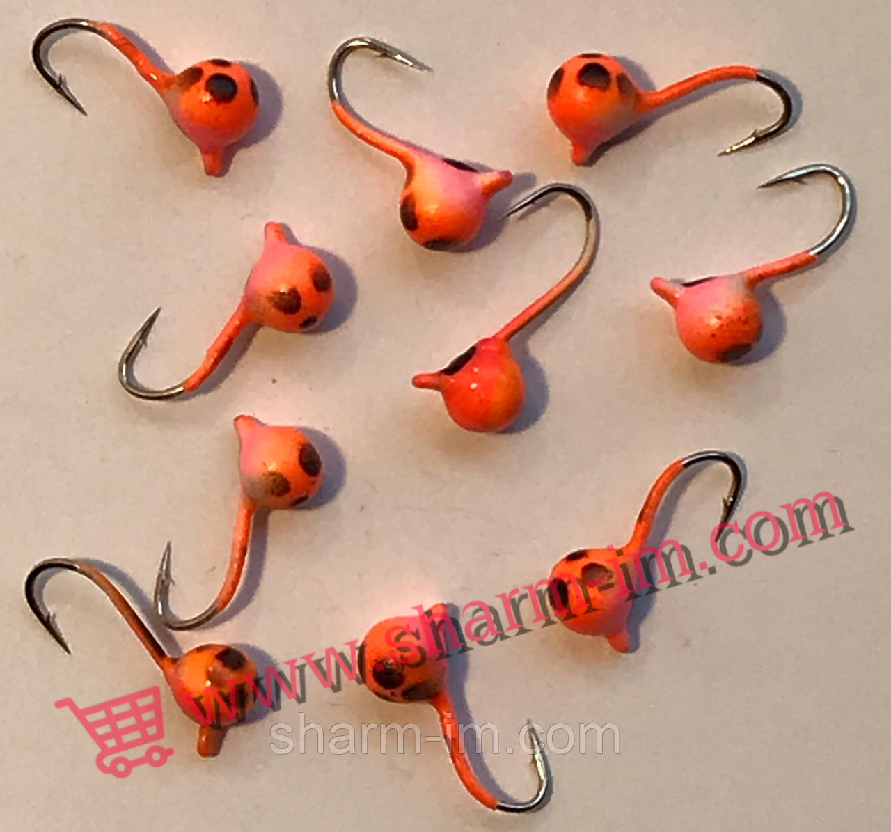 Блешня вольфрамова Bravo 2840-32 4,0 мм 0,65 гр. Куля з вушком фарбований