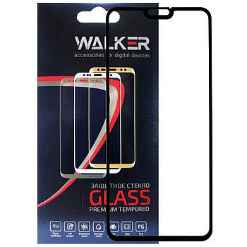 Захисне скло Walker 3D Full Glue для Honor 8X / 9X Lite Black