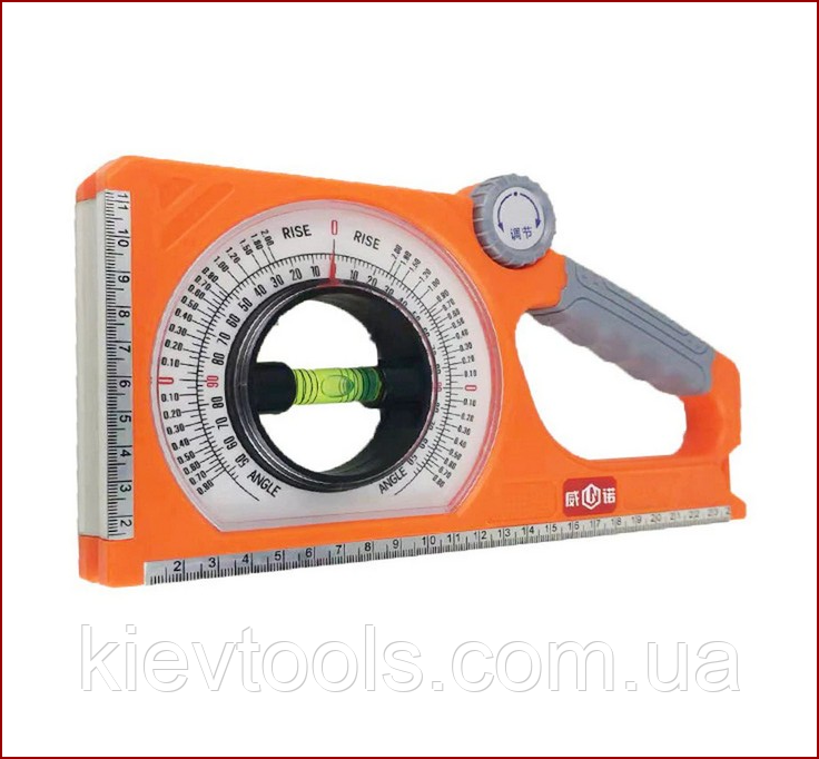 Кутомір механічний магнітний з рівнем 250 мм  89-005