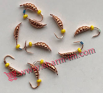 Блешня вольфрамова Bravo 4230-135 3,0 мм 0,46 гр. Опариш з вушком фарбований