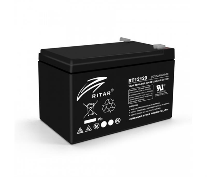 Акумуляторна батарея Ritar 12 V 12 Ah (RT12120B02983) AGM Black