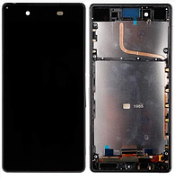 Дисплей для Sony Xperia Z3 Plus E6533, E6553, Xperia Z4, модуль (экран и сенсор) с черной рамкой, оригинал