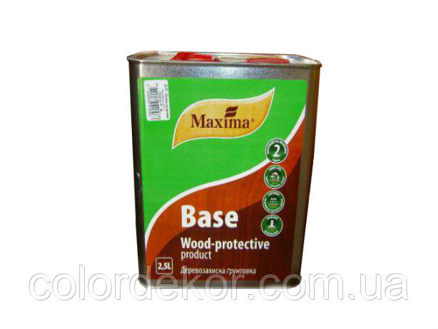 Грунтовка для дерева Maxima BASE (Максима База) Бесцветная 0.75л - фото 2 - id-p241730017