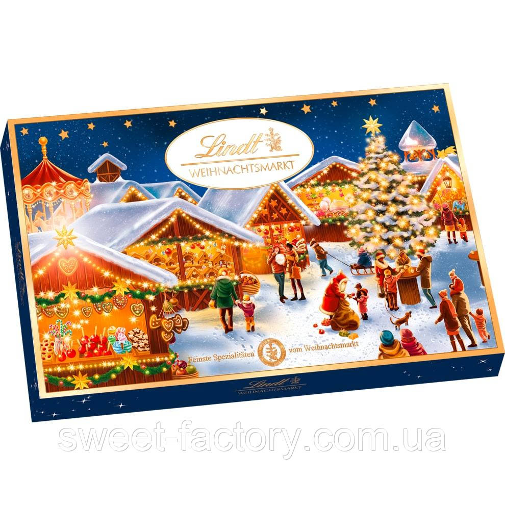Цукерки Lindt Weihnachtsmarkt 130g УЧЕНКА