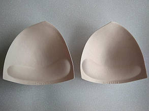 Чашки для купальників push-up трикутник розмір 34 бежевий