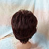 Перука каскад з термоволокна каштановий 2855-33, фото 4
