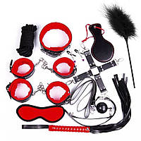 BDSM набор из 11 предметов для садо-мазо игр БДСМ набор игрушки Садо мазо наборы игры БДСМ аксессуары