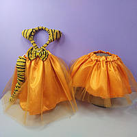 Костюм тигра новогодний рост 98-128 см от 2 до 8 лет тигренок оранжевый