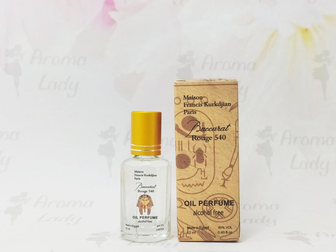 Оригінальні олійні парфуми унісекс Mason Francees Kukdjan Bkarat Rouge 540 (Баккарат Руж 540) 12 мл, фото 1