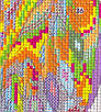 Набір для вишивання за нанесеною на канву схемою  "Rainbow Horse". AIDA 14CT printed,31*37см, фото 7