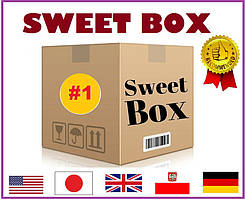 Світ Бокс "МЕГА" - подарунковий набір з 50 кращих оригінальних солодощів зі всього світу, США, Європа, Японія
