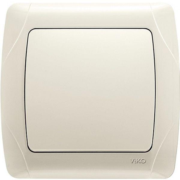 Вимикач одноклавішний кремовий Viko Carmen 90562001