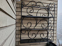 Кованая полка - этажерка ручной работы 1