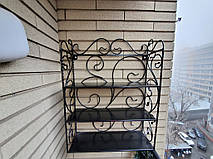 Кованая полка - этажерка ручной работы 2