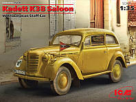 Пластикова модель 1/35 ICM 35478 німецький легковий автомобіль Opel Kadett K38 Седан