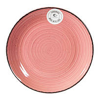 Тарілка обідня керам. "Cesiro Spiral" рожева 26см №I3070S/G139/6019(1)(12)