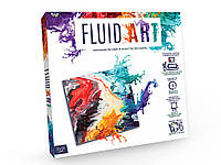 Набор креативного творчества Fluid ART, рисование жидким акрилом, в кор. 32*32*4см