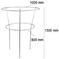 Кольцевая опора для растений 1300*1000/800