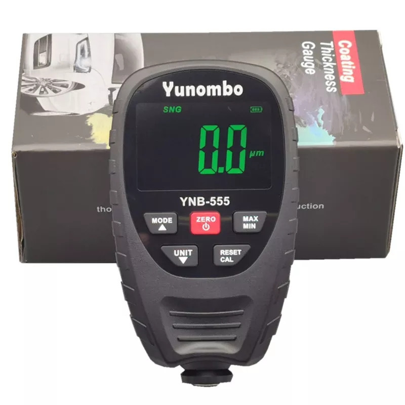 Товщиномір фарби Yunombo КРАСКИ АВТО YNB-555 YNB555 ЮНБ555 автомобільний тестер яномбо + ЦИНК