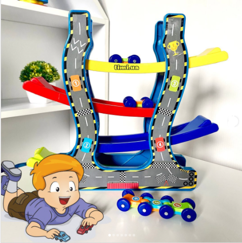 Швидкісний спуск гоночний трек 6840 на 4 поверхи, фото 1