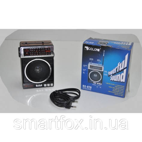 Радіоприймач з USB GOLON RX-078, фото 1