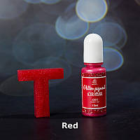 Red барвник Гліттерний для УФ- смол QIAO QIAO DIY, Junesix