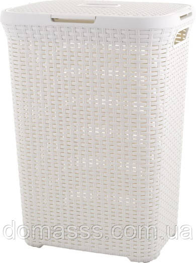 Корзина для белья «Natural Style» 60L кремовий (00707)