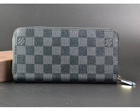 Чоловічий гаманець в стилі Louis Vuitton (60017) grey