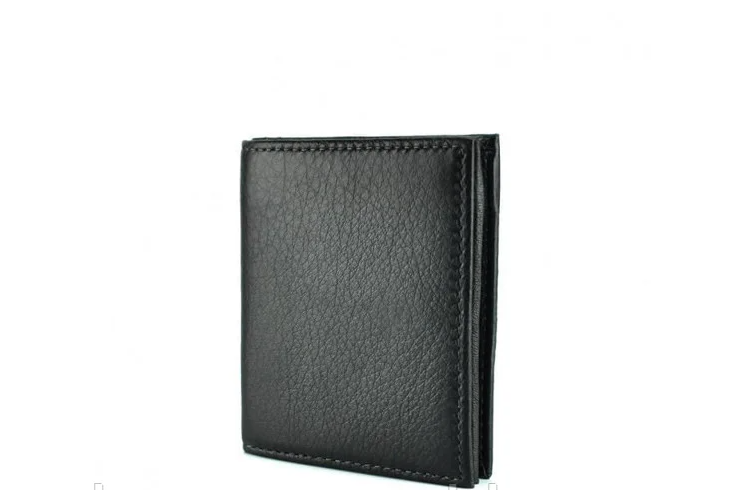 Функціональний затискач для грошей Leather Collection (390) black