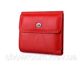 Невеликий жіночий шкіряний гаманець (902) червоний
