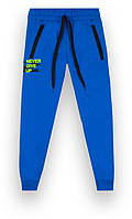 Штани дитячі для хлопчика GABBI BR-21-101-1 Give up Синій на зріст 122 (13052)