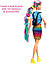 Лялька Барбі леопард з Райдужними волоссям Barbie Leopard Rainbow Hair, фото 6