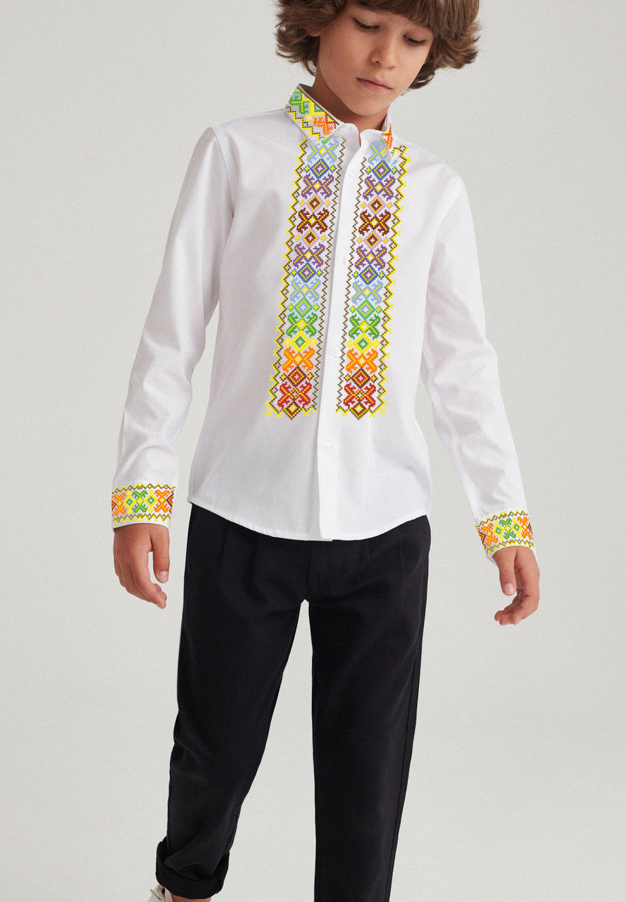 Заготовка вишиванки для хлопчика №011, фото 1