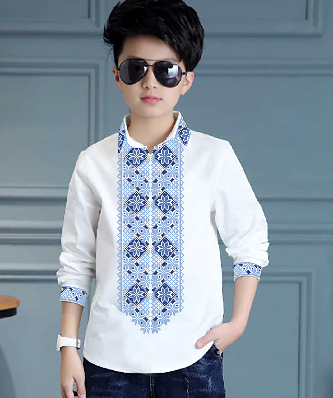 Заготовка вишиванки для хлопчика №015.1-хд, фото 1