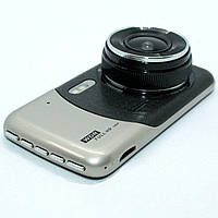 Автомобільний відеореєстратор DVR T652 4" Full HD з великим екраном та виносною камерою заднього виду, фото 5