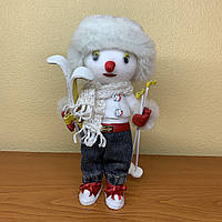 Інтер'єрна лялька ручної роботи СНІГОВІК