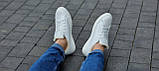 Тільки 40р і 45р! Кеди чоловічі зимові білі шкіряні кросівки на хутрі (Код: Л2014), фото 5