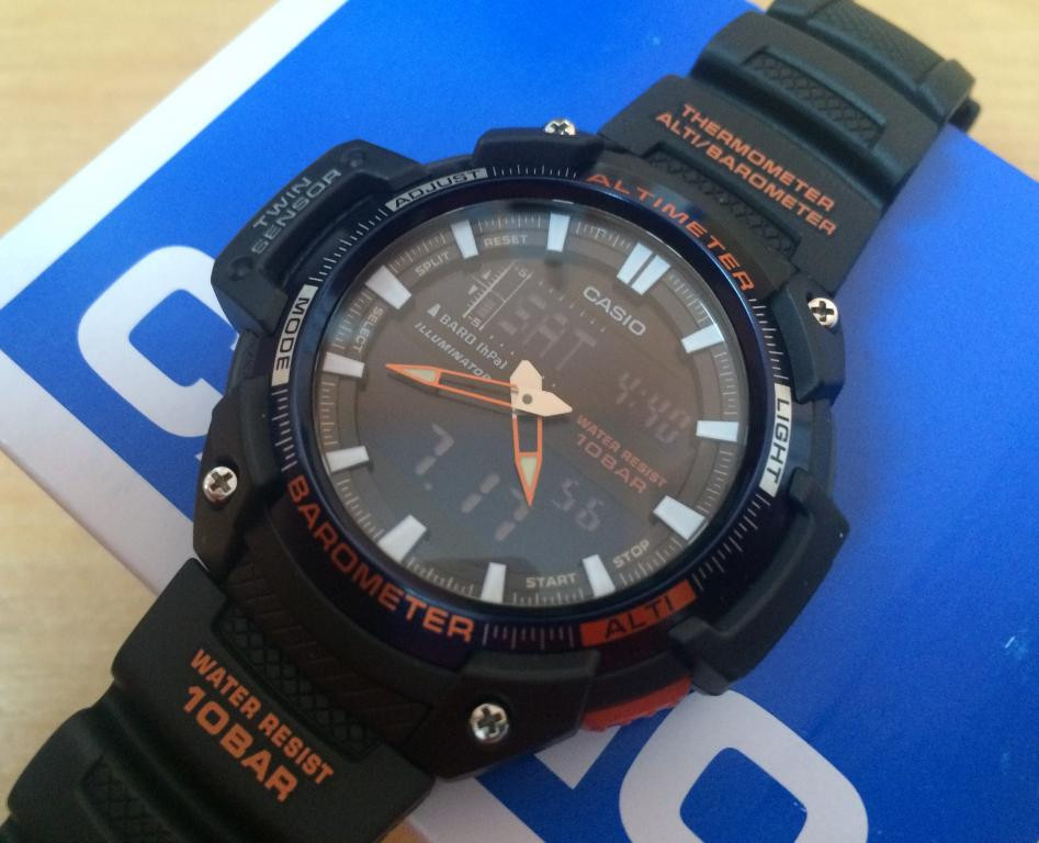 CASIO SGW-450H-2BER Twin Sensor Black