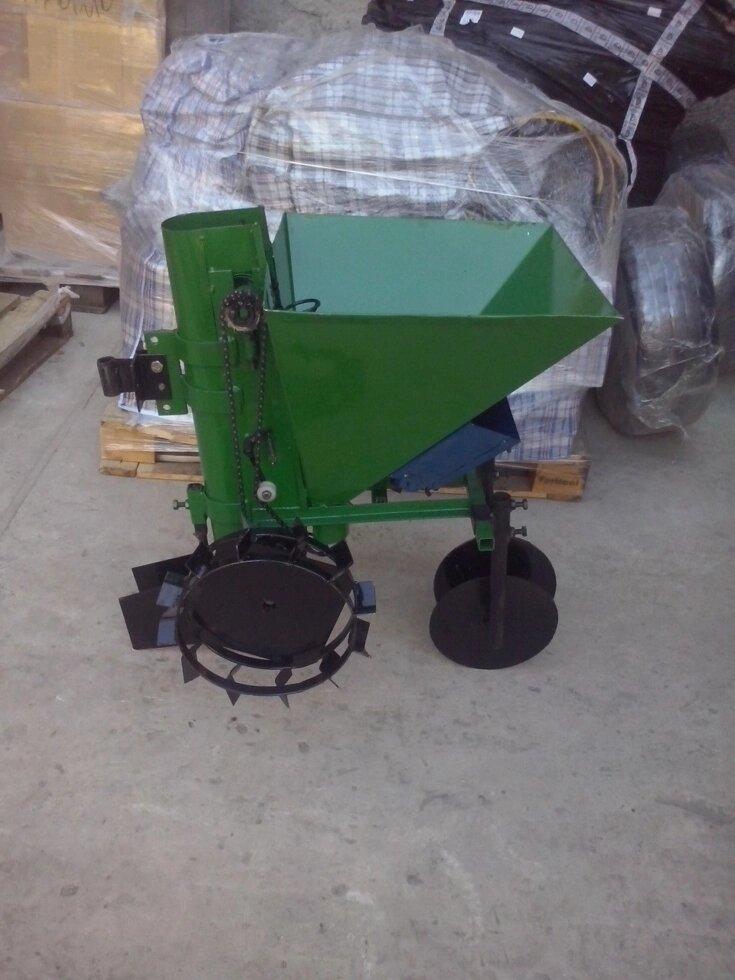 Картоплесаржалка для мотоблока ТМ АРА (35 л, бункер для добрив), фото 1