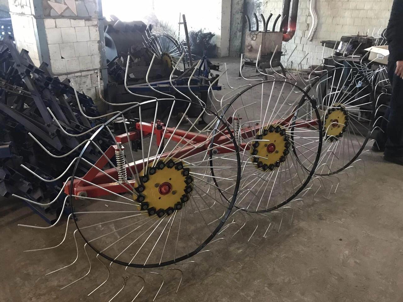 Сеноворошка Сонечко на 3 колеса ТМ АРА (3 точки, мототрактор), фото 1