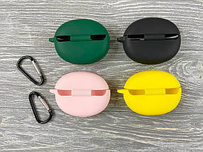 Силіконовий чохол з карабіном на OPPO Enco Free 2 (на оппо енко фрі 2) (4 кольори), фото 2