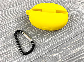 Силіконовий чохол з карабіном на OPPO Enco Free 2 (на оппо енко фрі 2) (4 кольори), фото 4