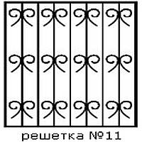 Кованая решетка 11