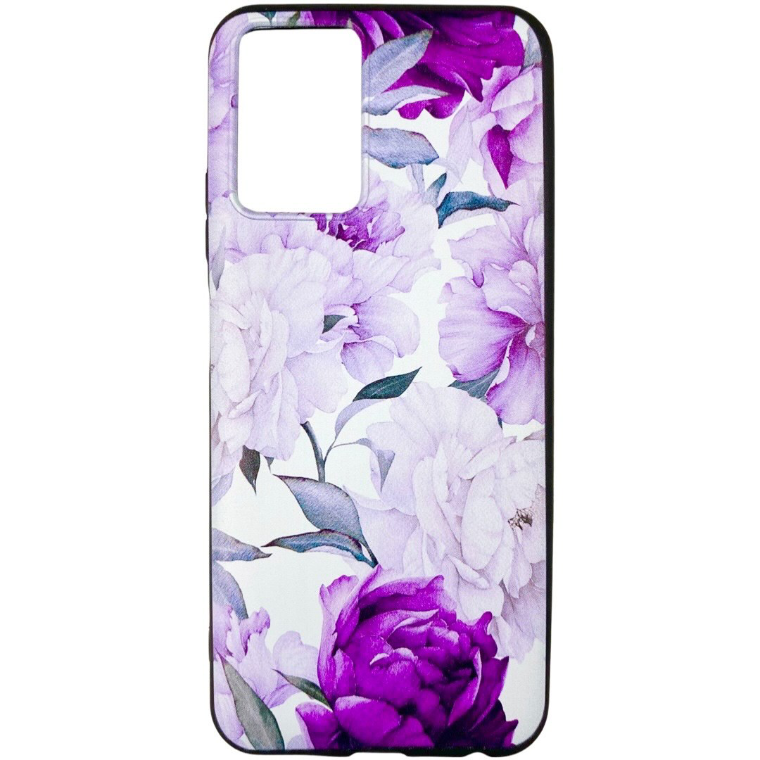 Чохол Print на ZTE Blade V30 Vita (на зті блейд на30 віта) Фіолетові квіти